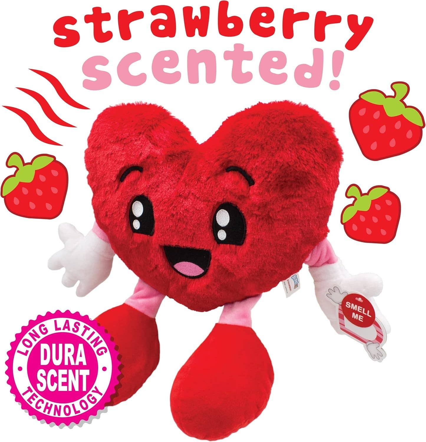 Sweetheart - 10" Heart Strawberry Scented Plush