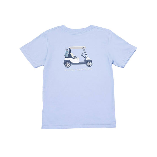 Boys Golf Cart SS Graphic Tee- Blue