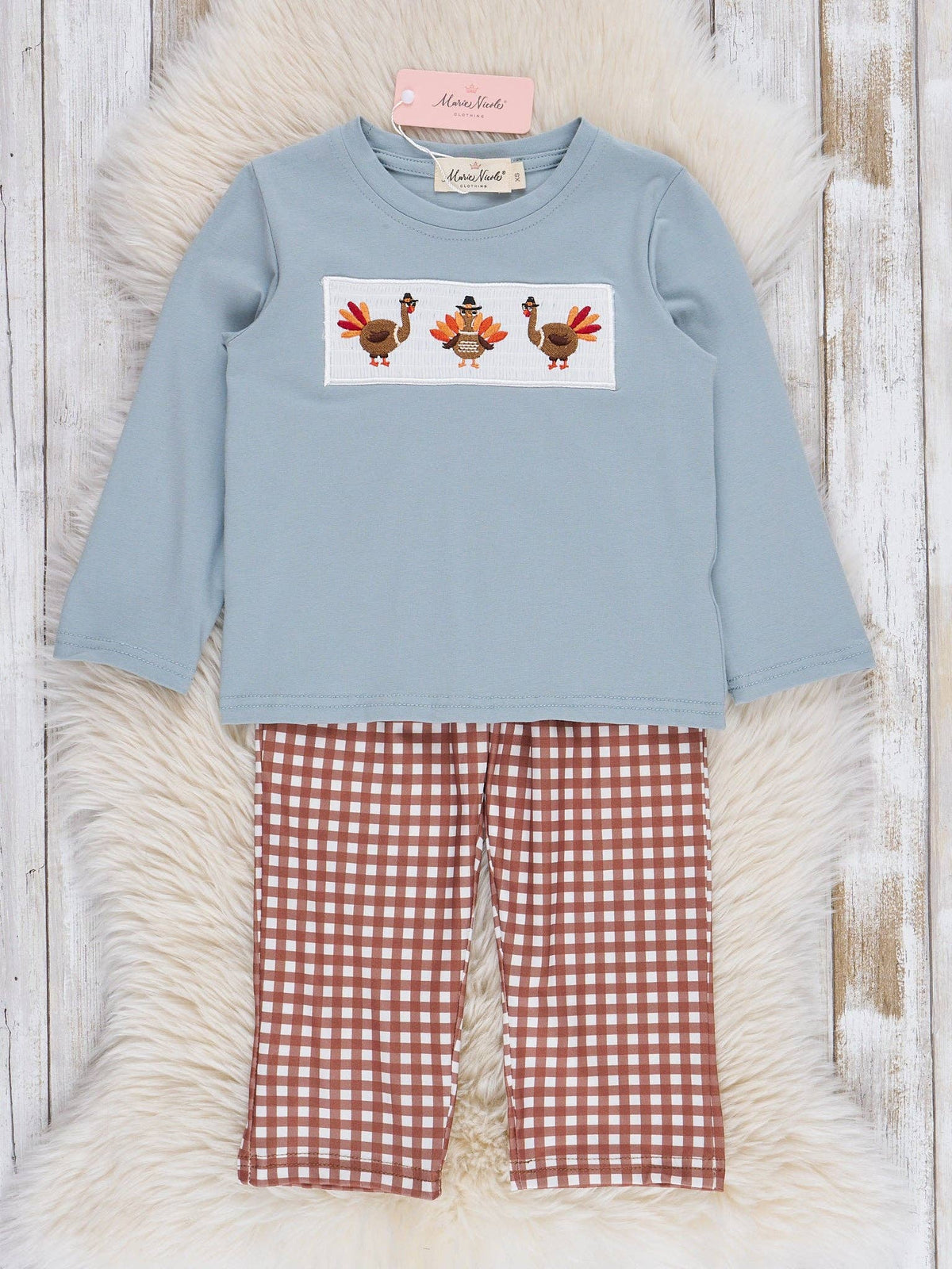 Smocked Turkeys Outfit