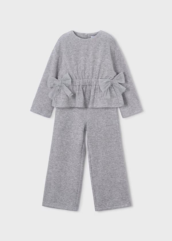 Girl Bow Sweater and Pants Set