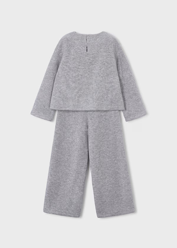 Girl Bow Sweater and Pants Set