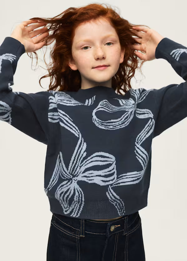 Girl Bow Sweater