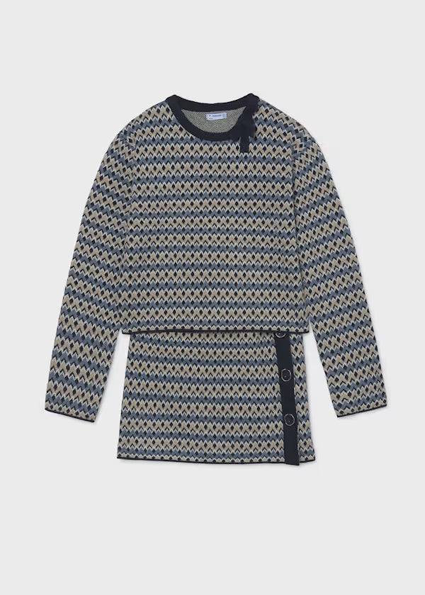 Girl Knit Sweater and Skirt Set