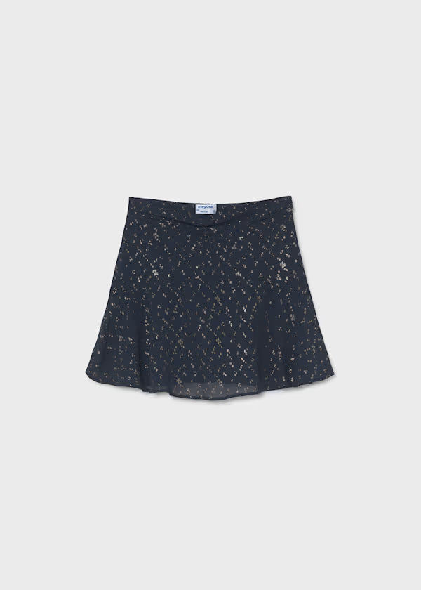 Girl Printed Chiffon Skirt