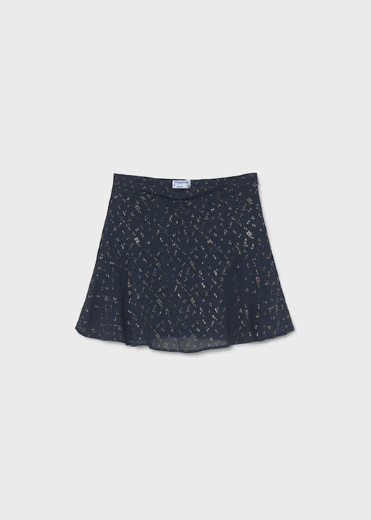 Girl Printed Chiffon Skirt
