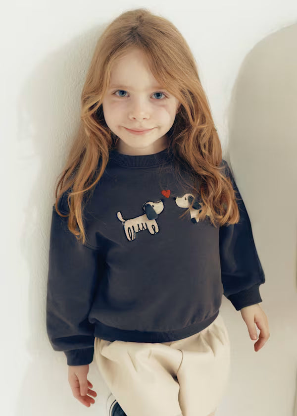Girl Puppy Sweatshirt