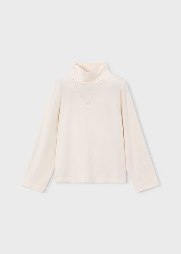 Girls Mock Neck Top