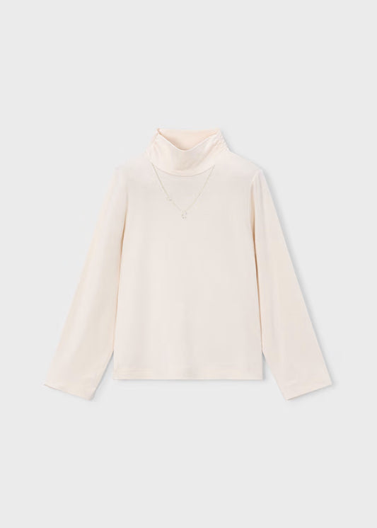 Girls Mock Neck Top