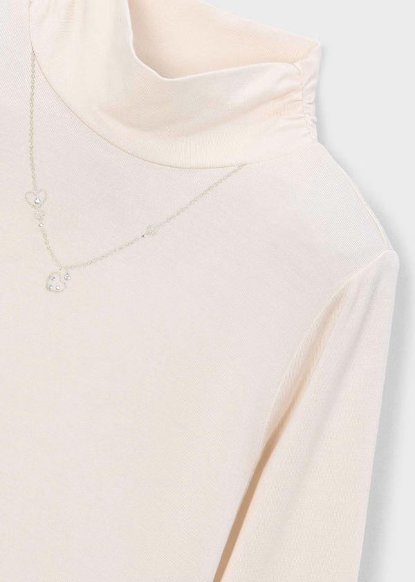 Girls Mock Neck Top