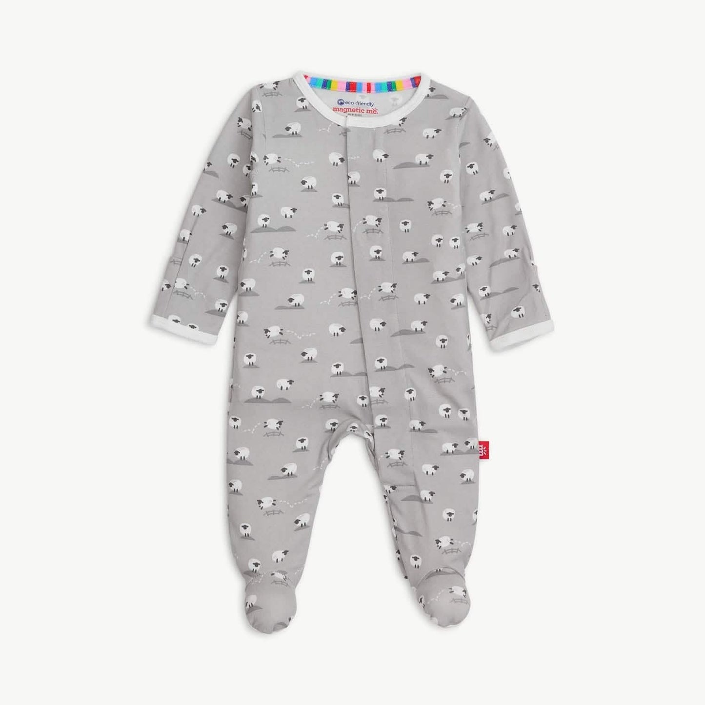 Gray Baa Baa Baby Modal Magnetic Parent Favorite Footie