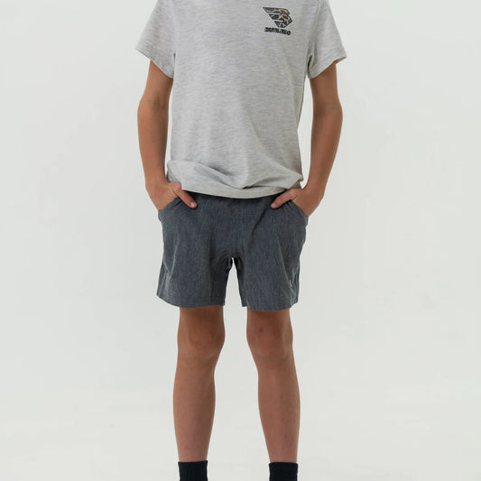Youth Athletic Short / Grizzly Grey