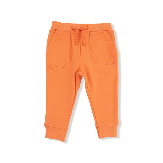 French Terry - Orange Jogger Pant