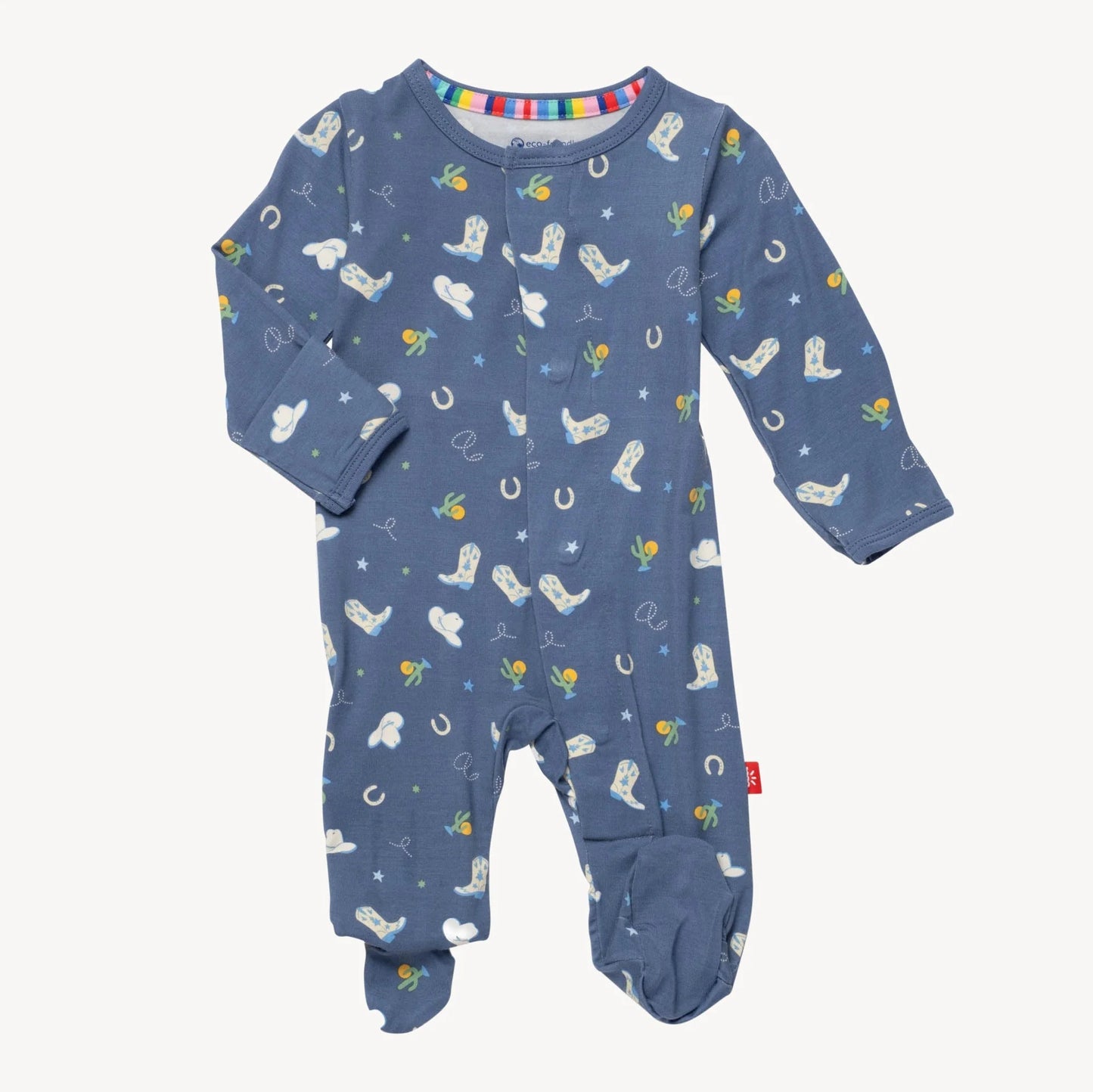 Rodeo Drive Blue Modal Footie