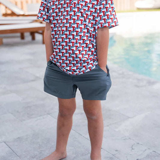 Youth Everyday Short / River Rock Grey