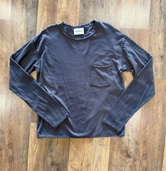 Cotton Jersey Raw Edge Shirt